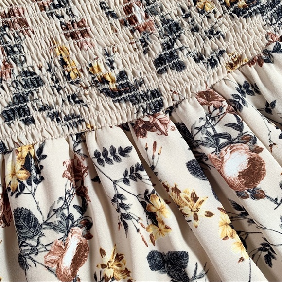 Audrey 3+1 Off-Shoulder Floral Mini Dress | Festival Vibes | Size M - Picture 3 of 3